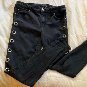 TRIPP NYC black grommet jeans 9